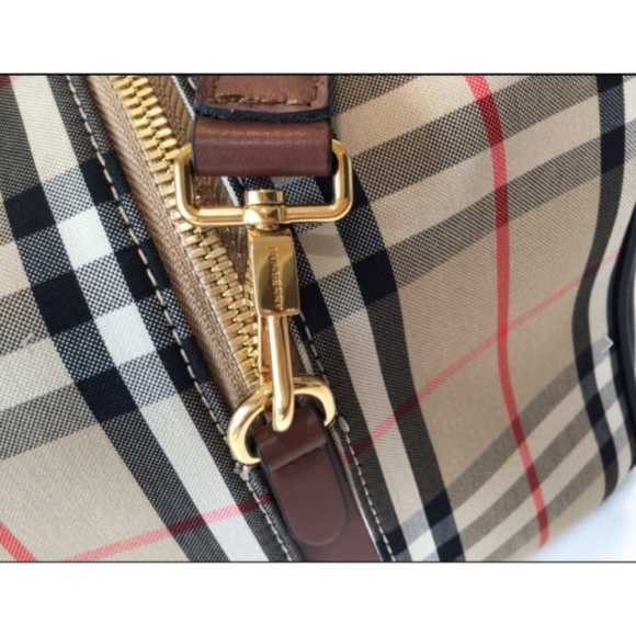 BURBERRY LONDON VINTAGE CHECK CUBED SHOULDERBAG - Picture 10 of 11